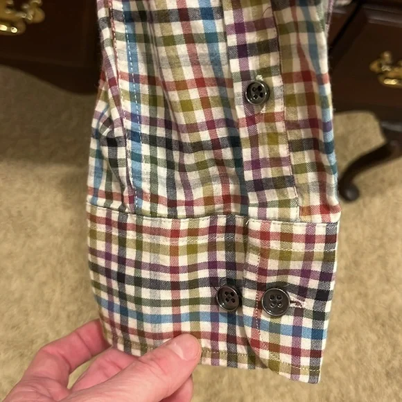 NWT Rodd & Gunn multi-colored plaid shirt size XL - Picture 6 of 13